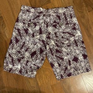Mens khaki shorts floral